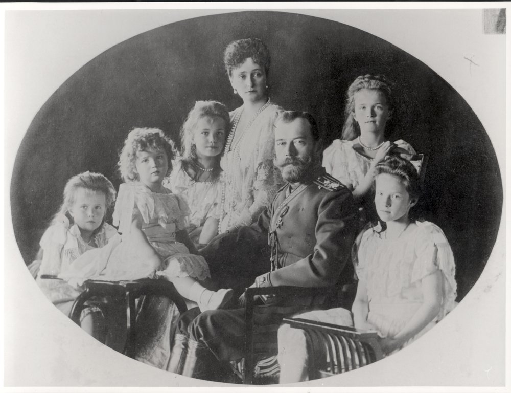 皇帝ニコライ2世（1868-1918）の家族